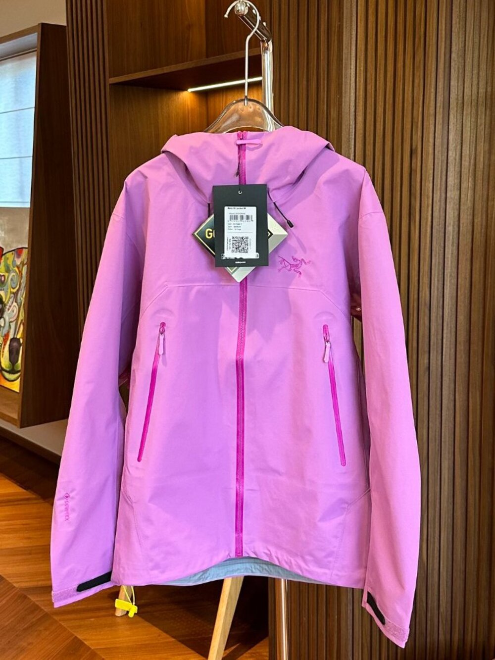Arc'teryx Beta LT hardshell hooded jacket, size M.